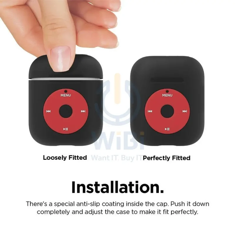 Elago Airpods 1&2 AW6 Case (iPod) - Black