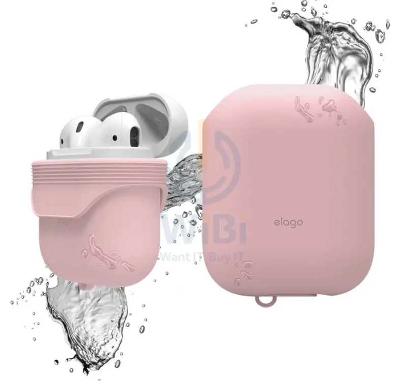 Elago AirPods 1 & 2 WaterProof Case - Lovely pink