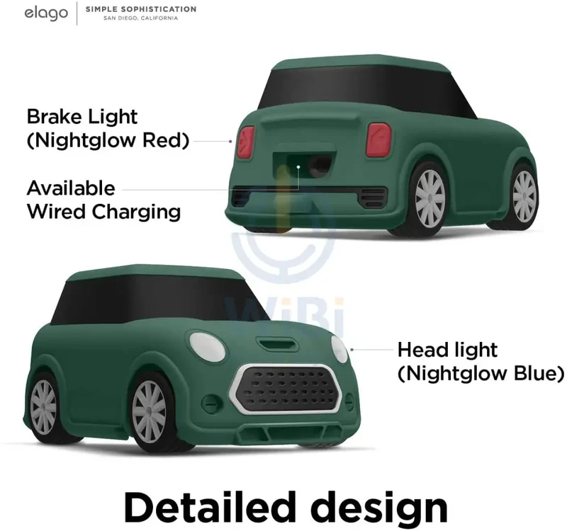 Elago AirPods 1 & 2 Mini Car Case - Green