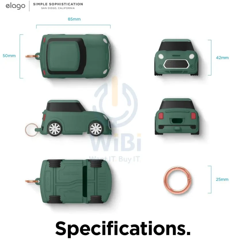 Elago AirPods 1 & 2 Mini Car Case - Green
