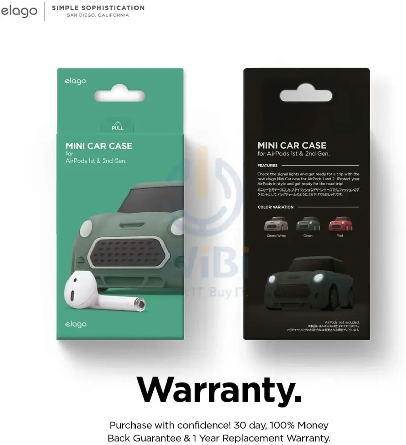 Elago AirPods 1 & 2 Mini Car Case - Green