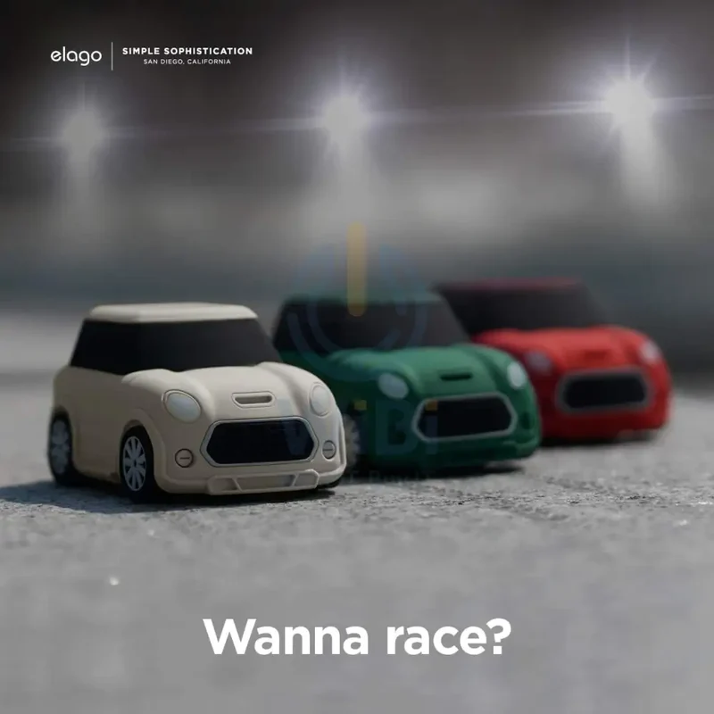 Elago AirPods 1 & 2 Mini Car Case - Classic White