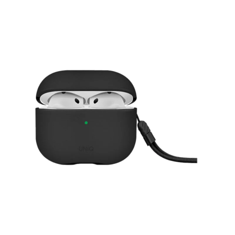 Uniq Lyden Hang Case for AirPods 4th Gen - Dallas Black