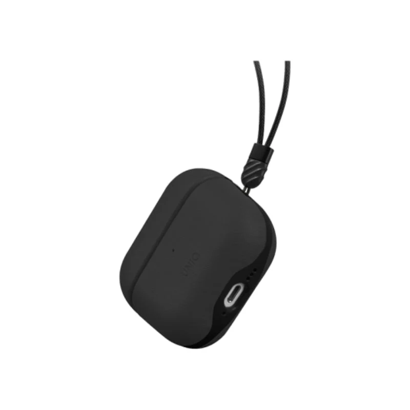 Uniq Lyden Hang Case for AirPods 4th Gen - Dallas Black