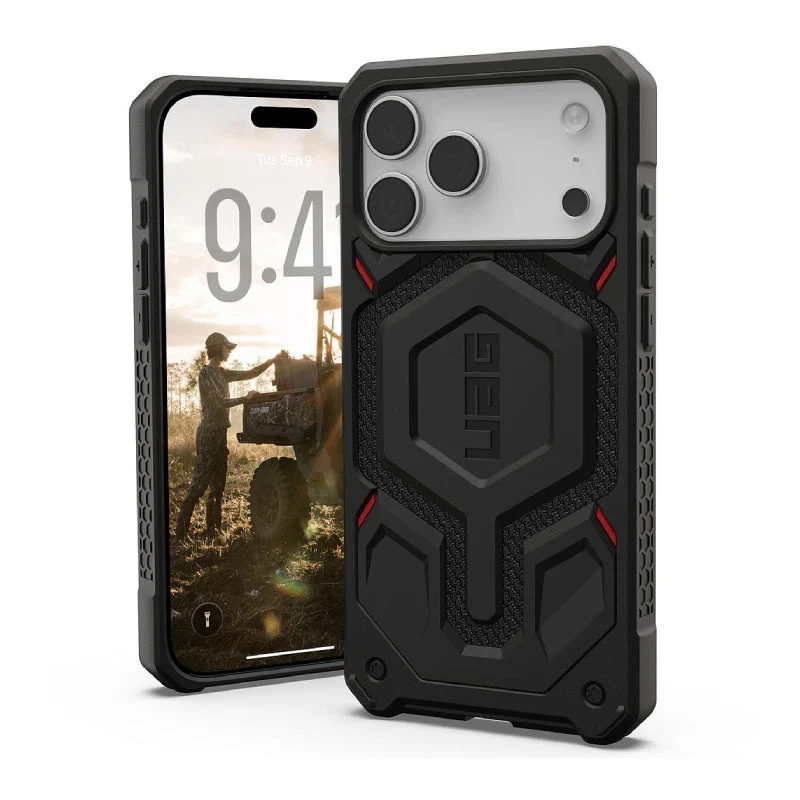 UAG Monarch Pro Kevlar Magsafe Case For Apple iPhone 17 Pro / Apple iPhone 18 Pro - Kevlar Black