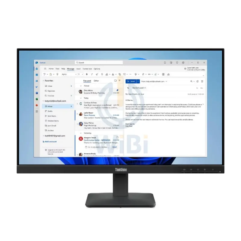 Lenovo ThinkVision S24-4e - 23.8" FHD IPS / 4ms / 100Hz / HDMI 1.4 / VGA - Monitor