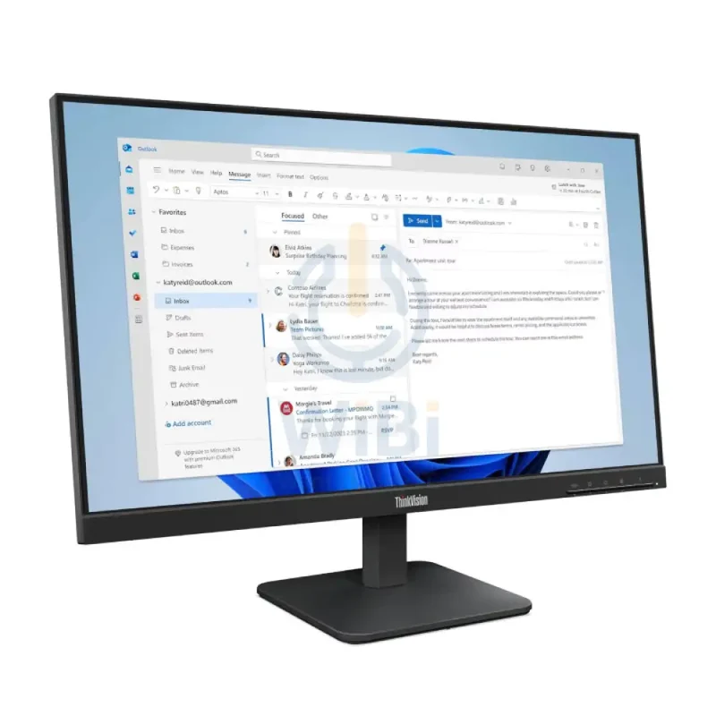 Lenovo ThinkVision S24-4e - 23.8" FHD IPS / 4ms / 100Hz / HDMI 1.4 / VGA - Monitor
