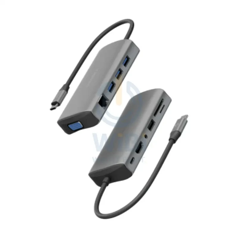 Energea AluHub Max 11-in-1 USB-C Hub - Gunmetal