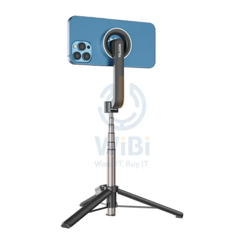 TELESIN Magnetic Bluetooth Selfie Stick - Black