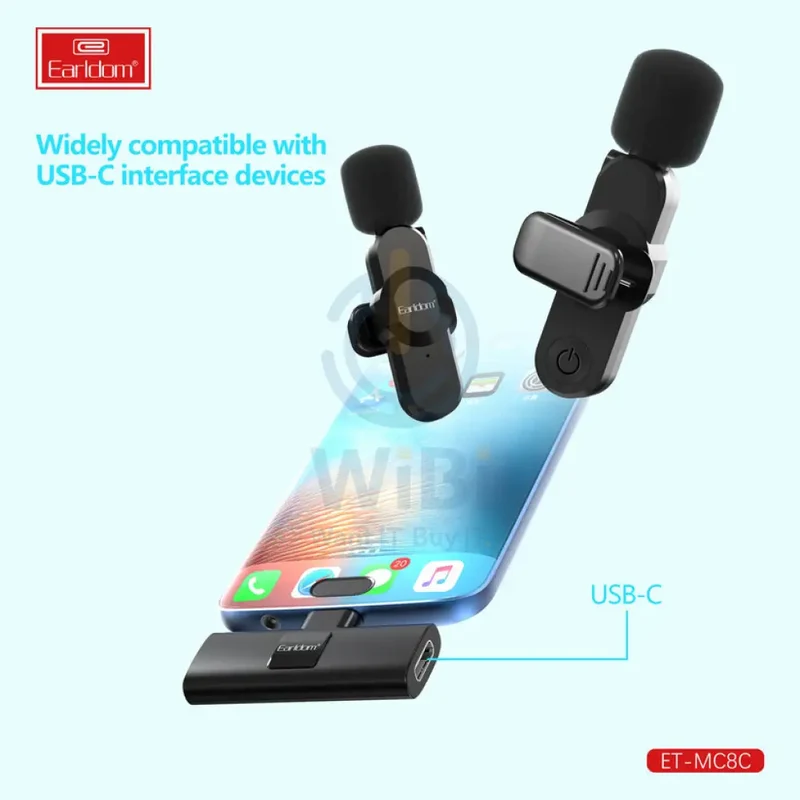 Earldom Dual Wireless Microphone - MC8L