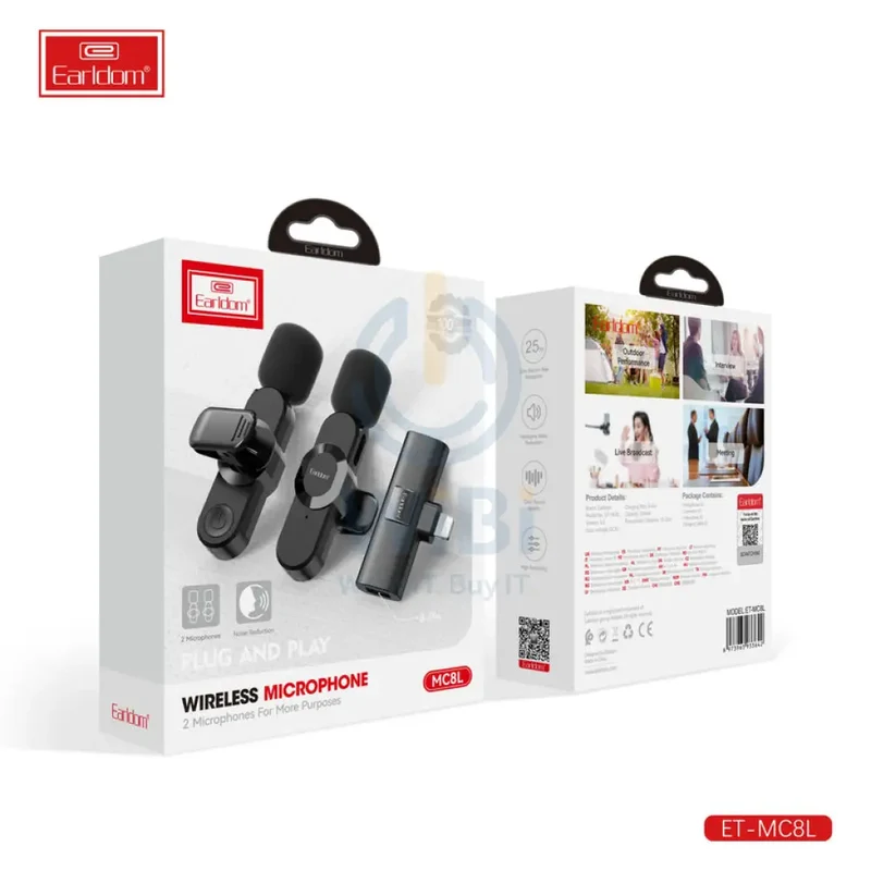 Earldom Dual Wireless Microphone - MC8L