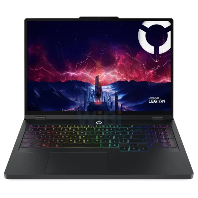 Lenovo Legion Pro 5 Gen 10 AI Gaming PC - 16" WQXGA (2560x1600) IPS / AMD Ryzen 9 8945HX / 32GB / 1TB (NVMe M.2 SSD) / NVIDIA RTX 5060 8GB GDDR7 2497MHz, TGP 115W, 572 AI TOPS / Win 11 Pro / 1YW / Arabic/English / Eclipse Black - Laptop