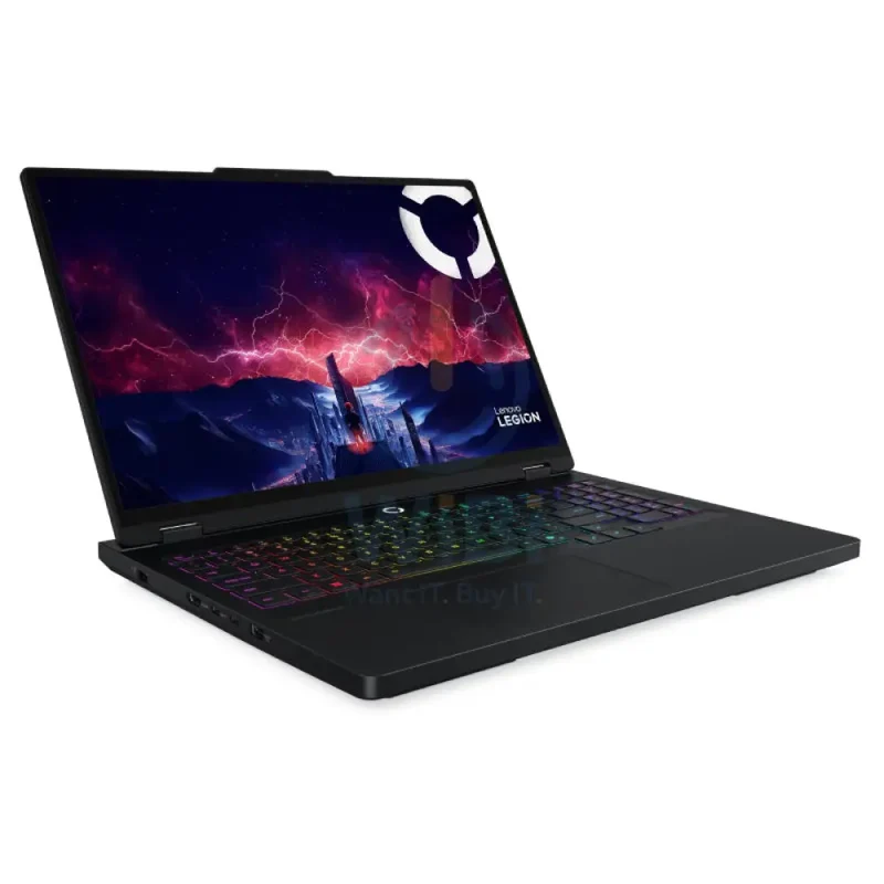Lenovo Legion Pro 5 Gen 10 AI Gaming PC - 16" WQXGA (2560x1600) IPS / AMD Ryzen 9 8945HX / 32GB / 1TB (NVMe M.2 SSD) / NVIDIA RTX 5060 8GB GDDR7 2497MHz, TGP 115W, 572 AI TOPS / Win 11 Pro / 1YW / Arabic/English / Eclipse Black - Laptop