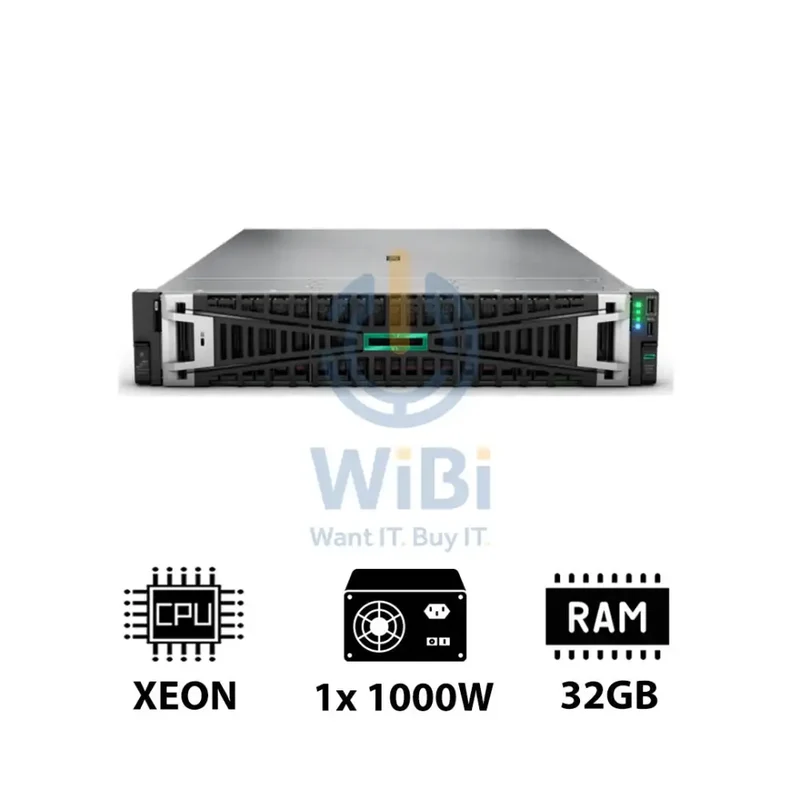 HP ProLiant DL380 G11 - Xeon Gold 5416S 2.00GHz / 16-Cores / 32GB / 1000Watts / Rack(2U)