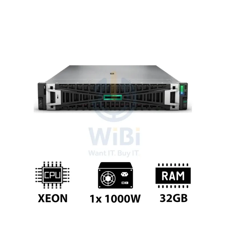 HPE ProLiant DL380 G11 - Xeon Silver 4410Y 2.00GHz / 12-Cores / 32GB / 1000Watts / Rack(2U)