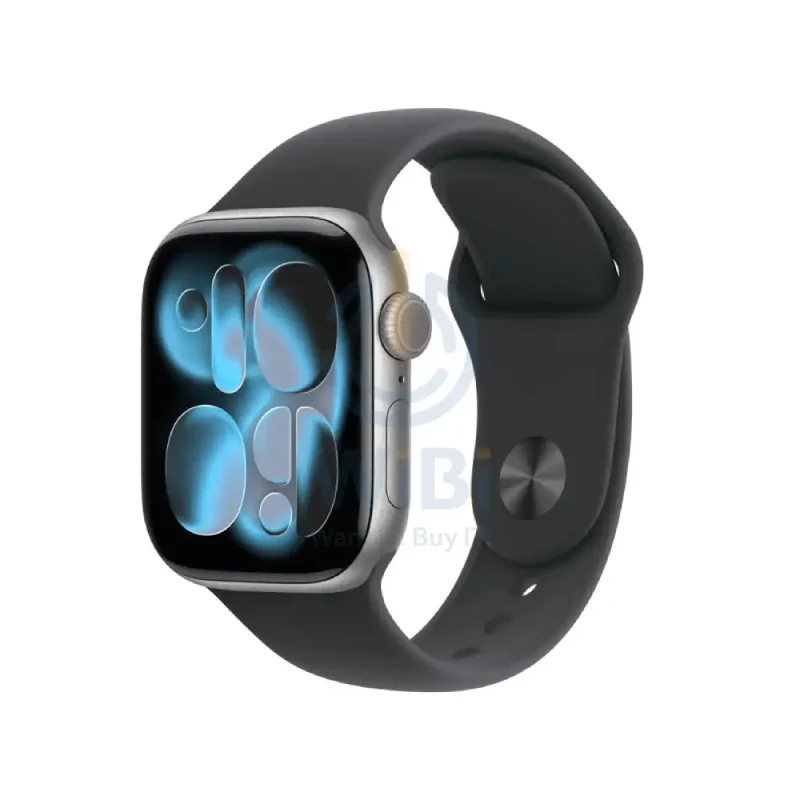 Apple Watch Series 11 - LTPO OLED / 64GB / 42mm / Bluetooth / Wi-Fi + Cellular / Medium/Large / Space Grey Aluminum Case With Black Sport Band