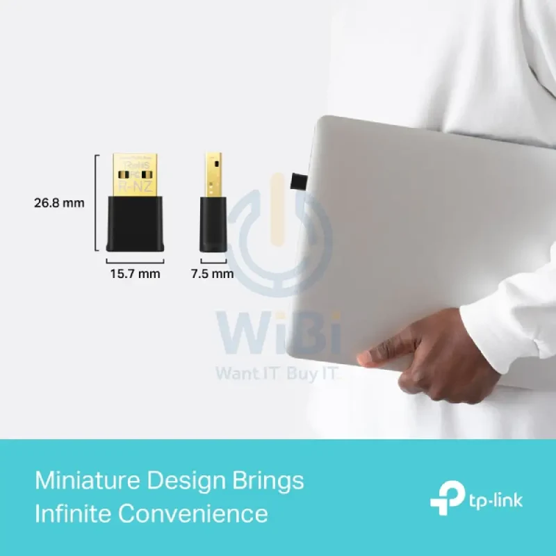 محول تي بي لينك آرتشر TX20U نانو AX1800 لاسلكي عبر USB بتقنية واي فاي 6