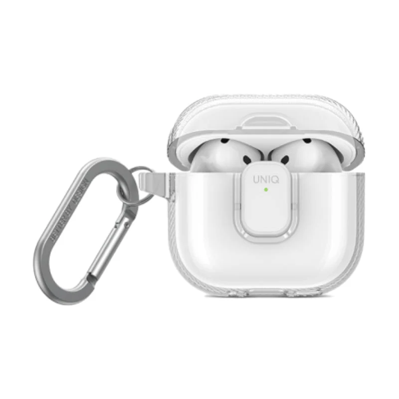 Uniq Glase Pro Lock Case For Airpods 4th Gen - Glossy Clear