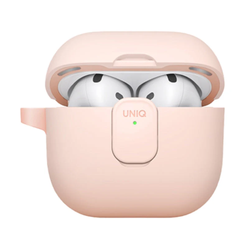 Uniq Clyde Lock Case for Airpods 4th Gen - Light Pink/Crepe Pink