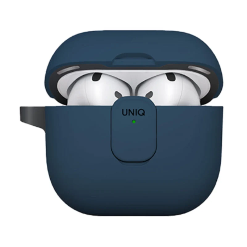 Uniq Clyde Lock Case for Airpods 4th Gen - Royal Blue/Dark Grey