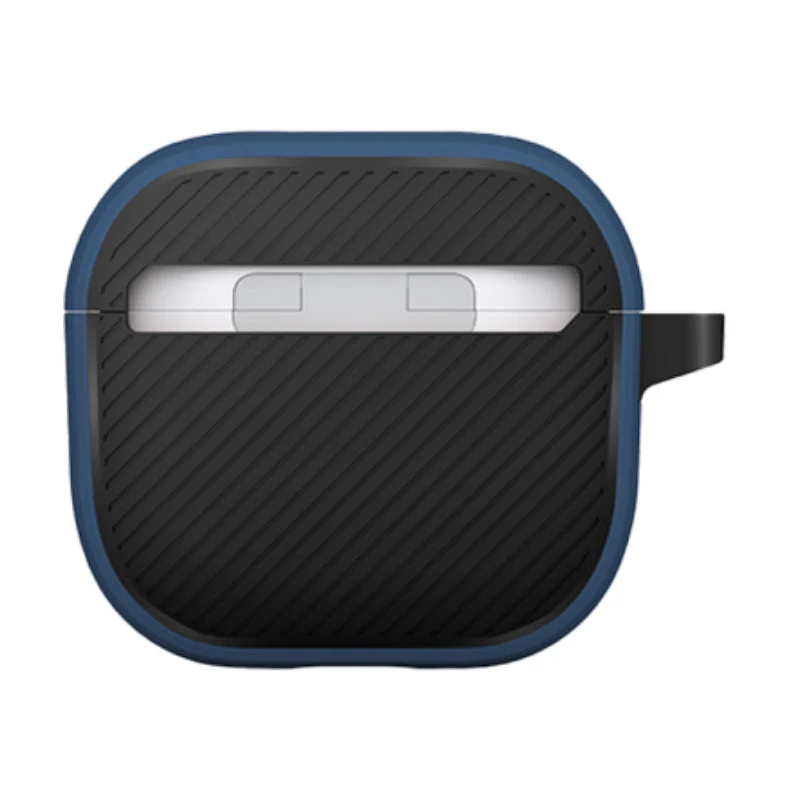 Uniq Clyde Lock Case for Airpods 4th Gen - Royal Blue/Dark Grey
