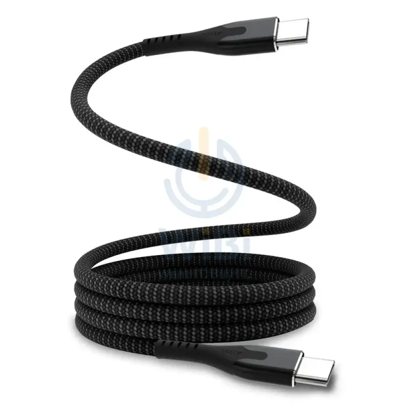 كابل مغناطيسي ستاتيك ماج ستاك برو 100 واط من USB-C إلى USB-C بطول 90 سم