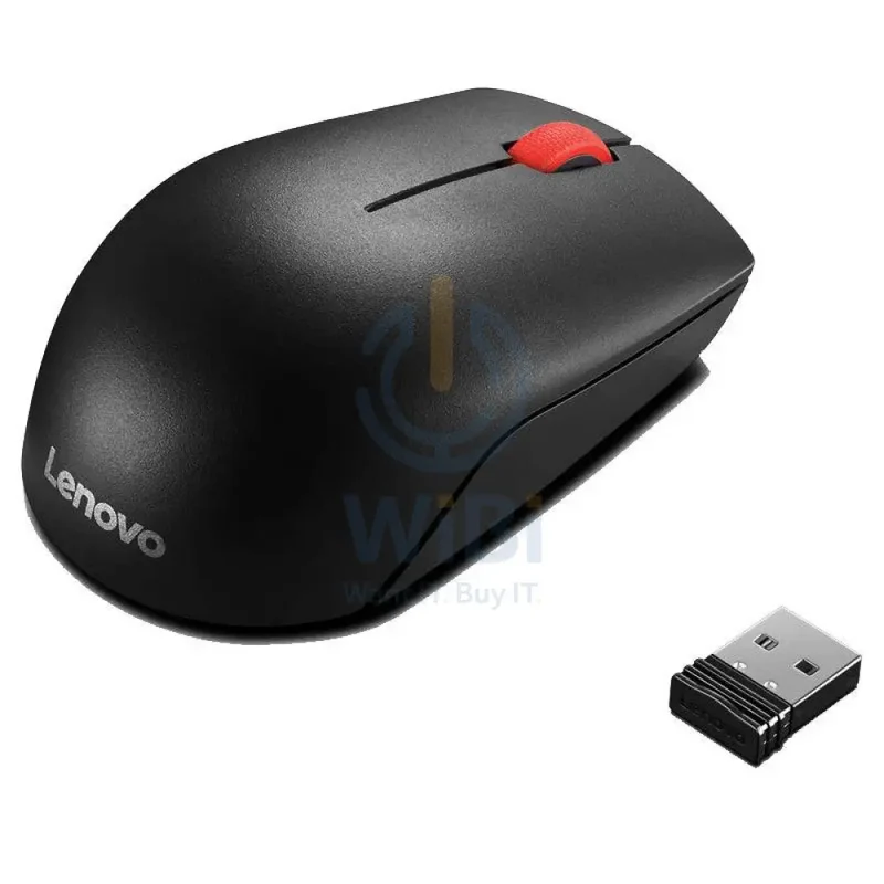 Lenovo Essential Compact Wireless Mouse - 2.40GHz / Optical / USB / Wireless / Black