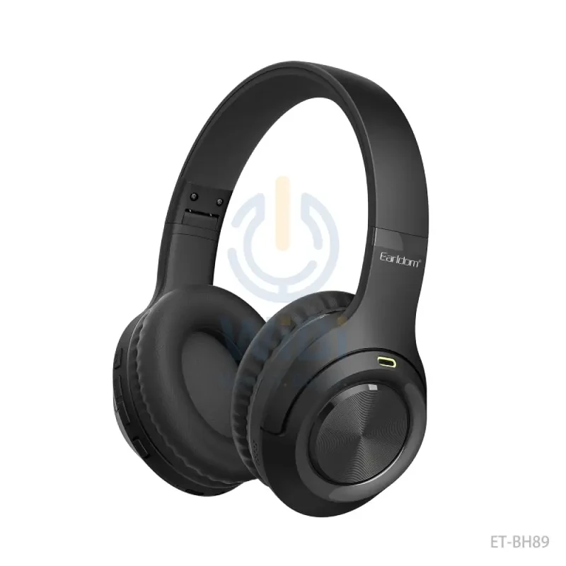 Earldom ET-BH89 Bluetooth Headphones - Over-Ear / 200mAh / Black