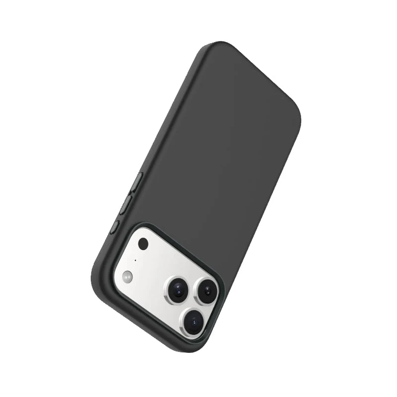 Levelo Iris MagSafe Liquid Silicone Case For Apple iPhone 17 Pro Max - Black