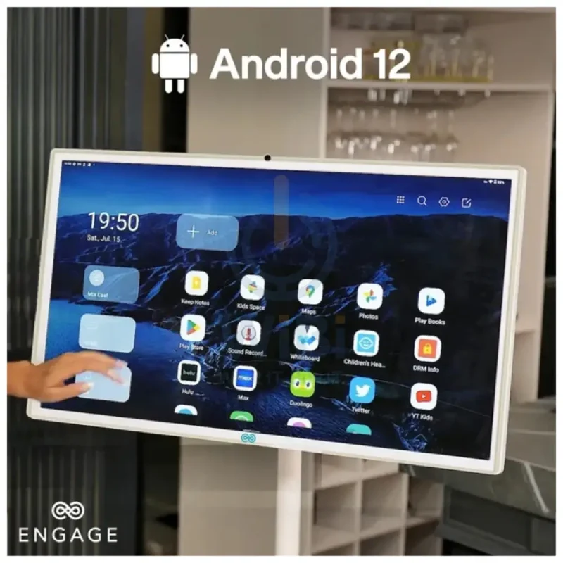 ENGAGE Wireless Android Interactive Screen With Built-In Camera - 32" / 128GB / 8GB / Wi-Fi / USB-A / HDMI