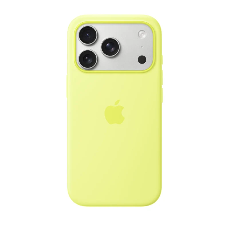 Apple iPhone 17 Pro Silicone MagSafe Case - Neon Yellow