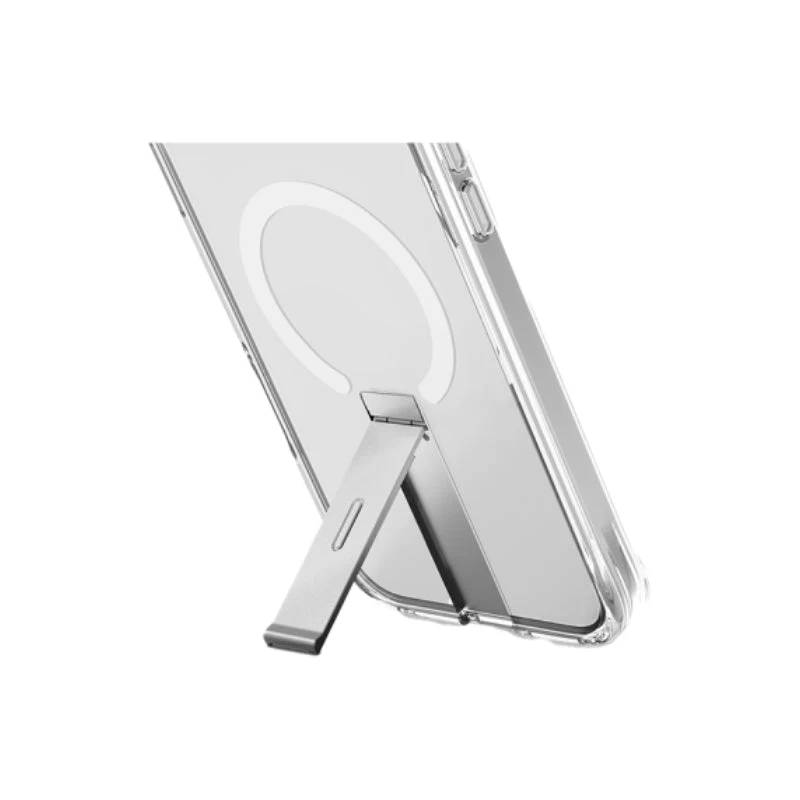 Uniq Hybrid Eleva MagSafe Case with Vertical Stand for iPhone 16 Pro – Lucent Clear
