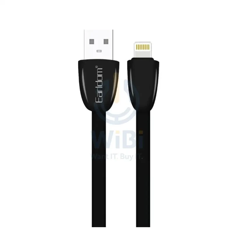Earldom EC-111i Fast Charger Data Cable - Lightning / 3 Meter / Black