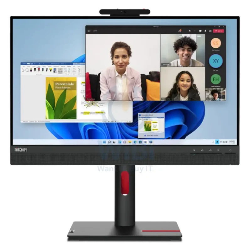 Lenovo ThinkCentre TIO 24 Gen 5 - 23.8" FHD / Non-Touch / 4ms / 60Hz / HDMI 1.4 / DisplayPort 1.2 / USB3.2 / Camera / Speaker / Microphone - Monitor