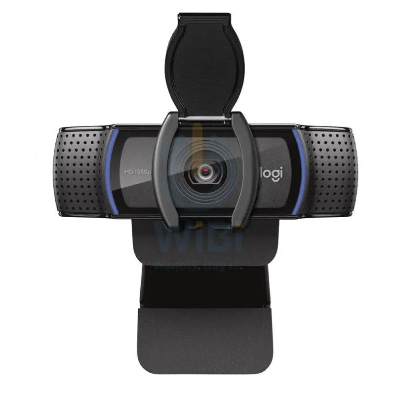 كاميرا ويب لوجيتك C920S برو HD، بدقة 1080p، بمعدل 30 إطارًا في الثانية، يو إس بي 2.0، باللون الأسود