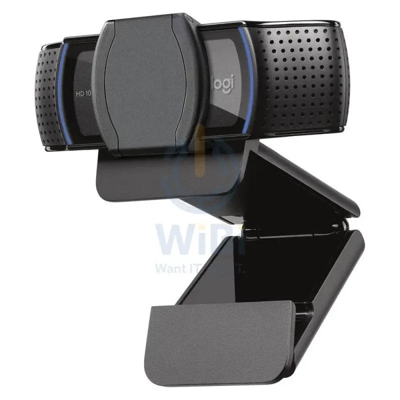 كاميرا ويب لوجيتك C920S برو HD، بدقة 1080p، بمعدل 30 إطارًا في الثانية، يو إس بي 2.0، باللون الأسود