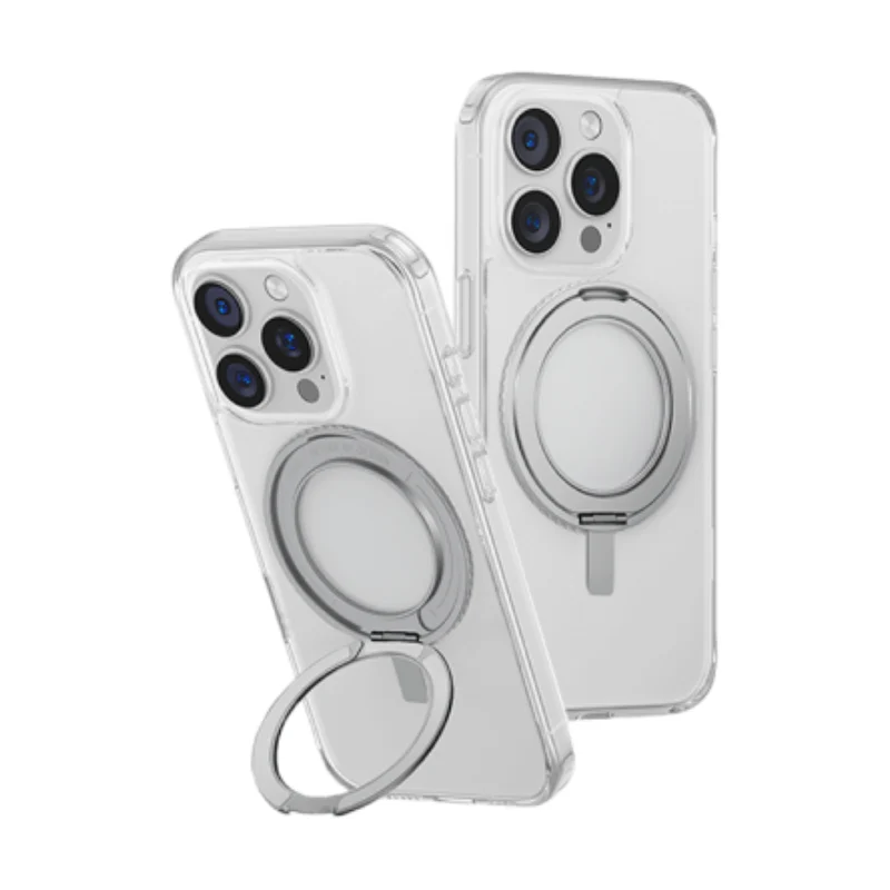 Uniq Swivix MagSafe Case with 360 Rotation Kickstand for iPhone 16 Pro – Lucent Clear