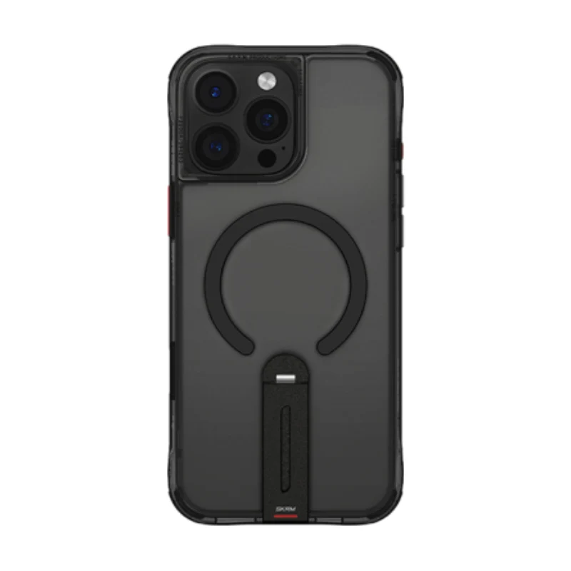 SKINARMA Helix MagSafe Case With 360 Rotating Stand for Apple iPhone 16 Pro Max (2024) 6.9" - Black