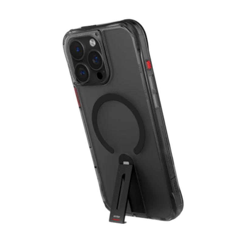 SKINARMA Helix MagSafe Case With 360 Rotating Stand for Apple iPhone 16 Pro Max (2024) 6.9" - Black