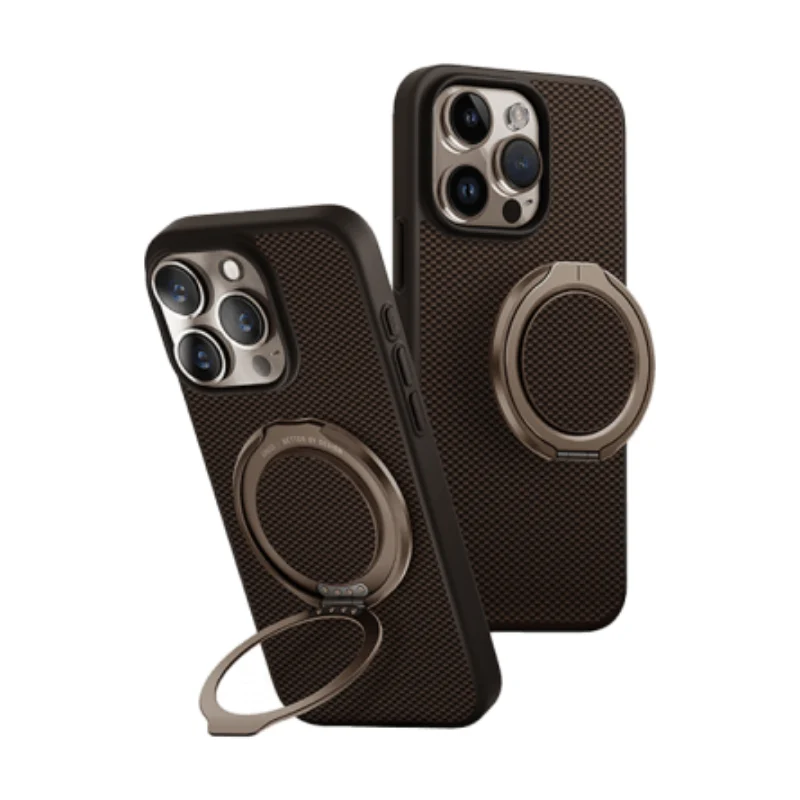 Uniq Keva Air Magclick Charging Case with GripFit Premium for iPhone 16 Pro Max – Umber Brown
