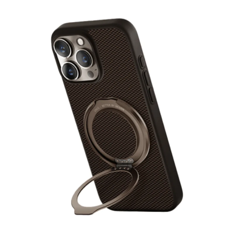 Uniq Keva Air Magclick Charging Case with GripFit Premium for iPhone 16 Pro Max – Umber Brown
