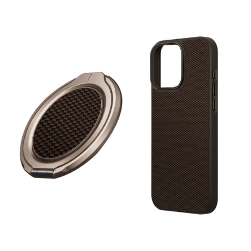 Uniq Keva Air Magclick Charging Case with GripFit Premium for iPhone 16 Pro Max – Umber Brown