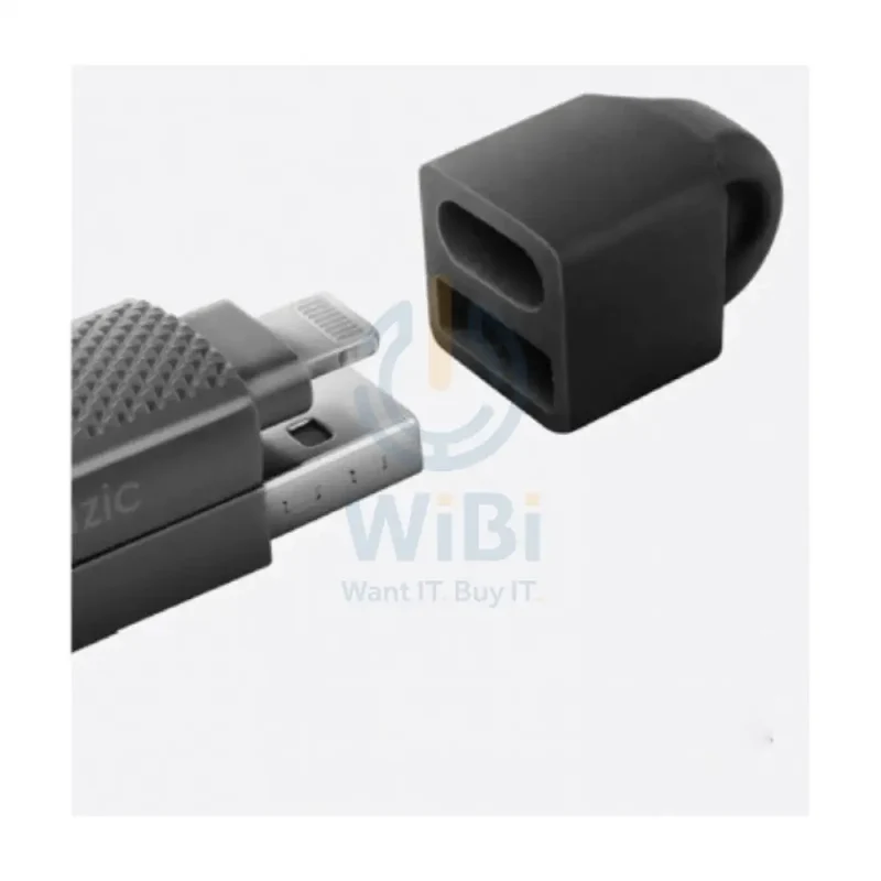 كابل إدخال بيزيك جو تشارج ألو كيبل 4 في 1 - 1 متر / USB-C / USB-A / لايتنينج / أسود