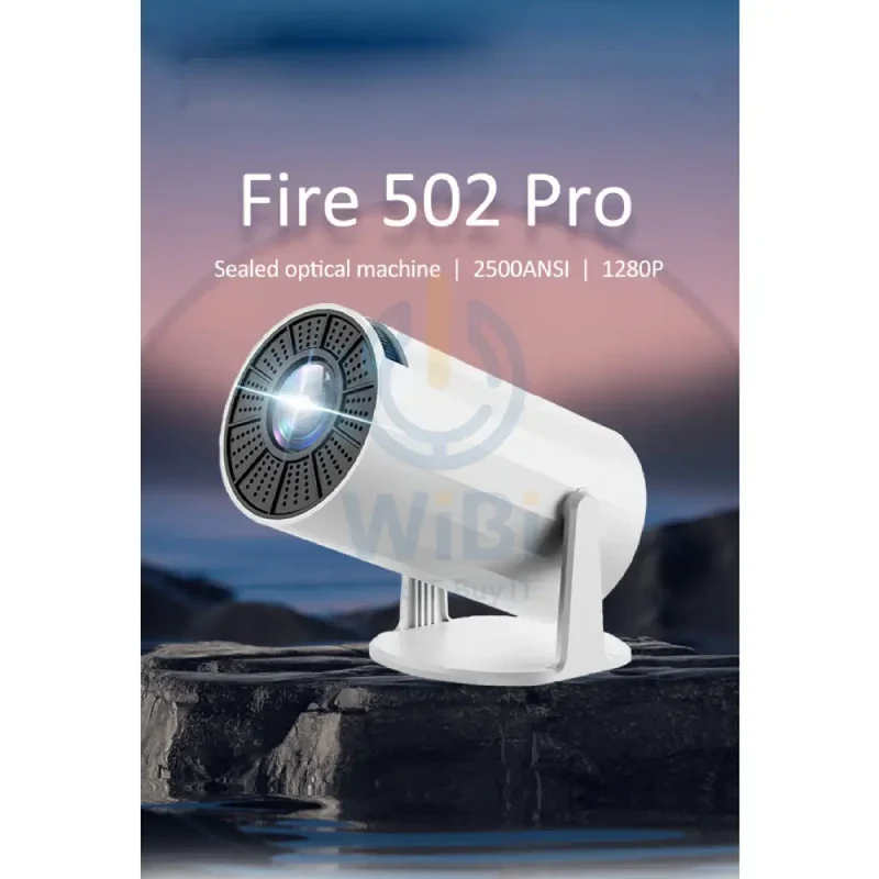 Volto FIRE 502 PRO Mini FHD Projector - 2.69″ LCD / HDMI / USB-A / Audio Port / White