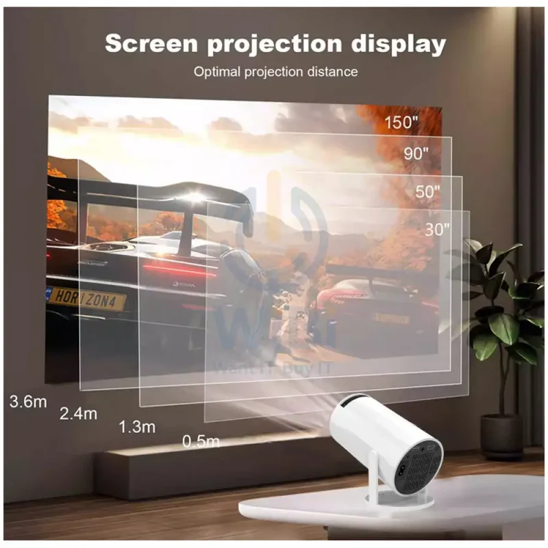 Volto FIRE 502 PRO Mini FHD Projector - 2.69″ LCD / HDMI / USB-A / Audio Port / White
