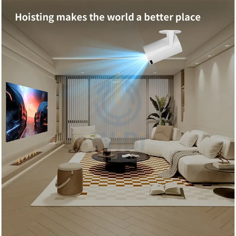 Volto FIRE 502 PRO Mini FHD Projector - 2.69″ LCD / HDMI / USB-A / Audio Port / White