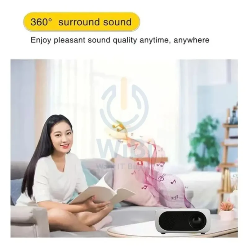 Volto Star 202 Mini LED Projector - 2.4″ LCD / 900 Lumens / HDMI / USB-A / White