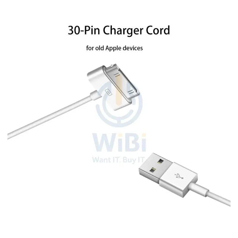 Apple Dock Connector To USB Cable - White