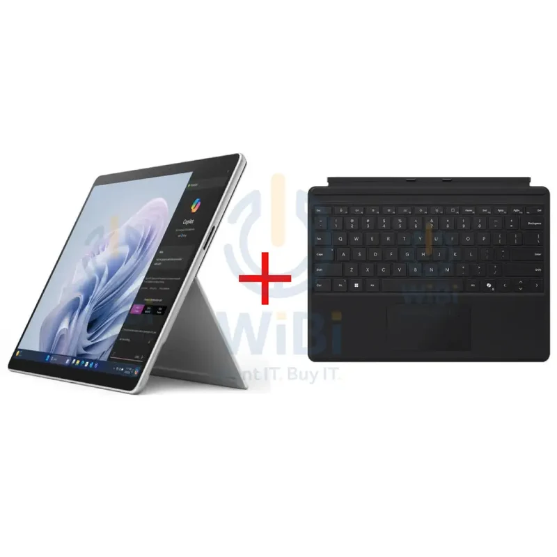 Microsoft Surface Pro 10 - 13.0" / Ultra 7 165U / 16GB / 1TB SSD / Win 11 Pro / Platinum / Laptop + Microsoft Surface Pro Keyboard - Magnetic / Arabic/English / Black - Keyboard - Bundle Offer
