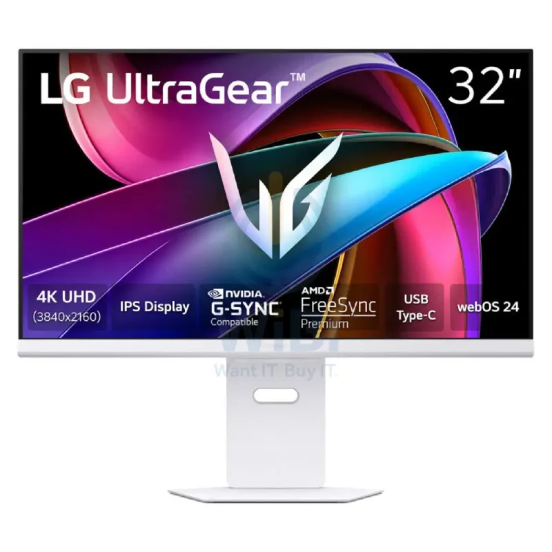 LG UltraGear 31.5" 4K Anti-Glare Smart Gaming Monitor/1ms /144Hz /NVIDIA G-Sync/USB-C/HDMI 2.1 /RJ-45/PD 65W/ DisplayPort 1.4 - Gaming Monitor